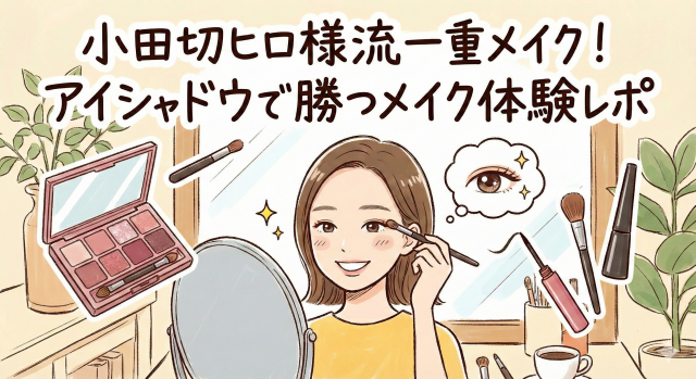 小田切ヒロ様流一重メイク