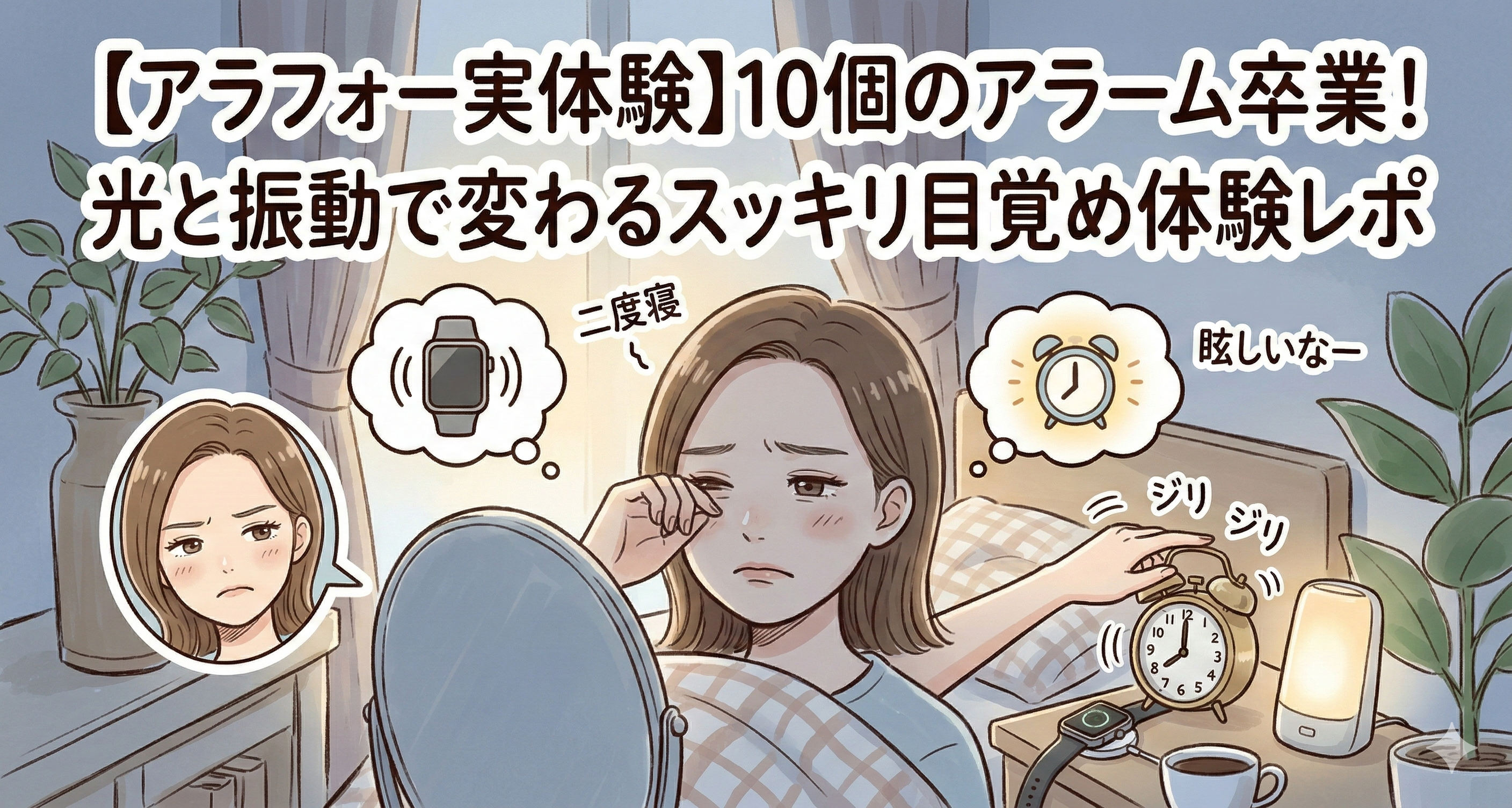 【実体験】アラフォーの「朝起きられるようにする方法」最適解はこれだ!!の画像